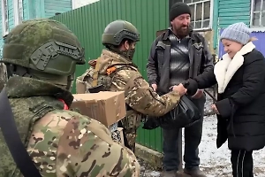 Бойцы «Севера» доставили жителям курского приграничья гуманитарную помощь