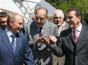 Нет равных Шираку и Шрёдеру: Путин посетовал на деградацию европейских политиков