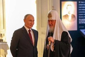 Путин и патриарх Кирилл обменялись поздравлениями с Днём защитника Отечества