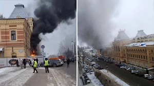 На Нижегородской ярмарке произошёл пожар