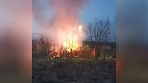Жилой дом в Подмосковье сгорел дотла после падения украинского дрона