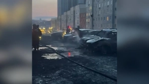 Камера сняла поджигателя, из-за которого во Владивостоке сгорели 22 автомобиля