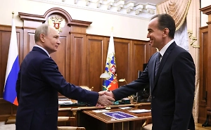 Губернатор Кондратьев доложил Путину о развитии Краснодарского края