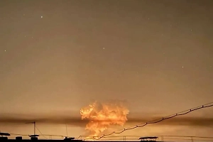 Атакована ГТС «Суджа»: Над станцией возвышается огромный столб пламени