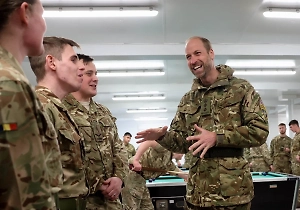 Принц Уильям прокатился на танке Challenger в 150 км от границы с Россией