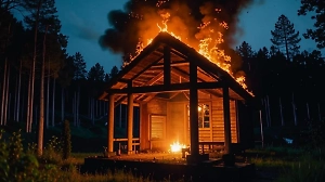 Выбегали в чём были: Мощным пожаром закончился день рождения блогерши в подмосковном глэмпинге