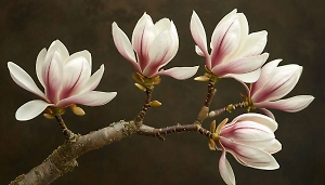 В преддверии 8 Марта флористы продают ветки магнолии за 20 тысяч рублей