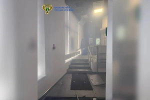 Life.ru публикует видео с места взрыва банкомата в ТЦ на севере Москвы