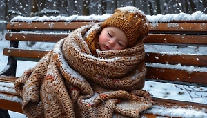 Следователи по ДНК вычислили мать, которая оставила грудничка в мороз на скамейке