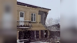 Из-за оползня в Дагестане обвалилась часть жилого двухэтажного дома