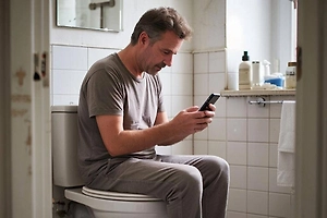 Смартфоны становятся причиной анальных трещин и геморроя