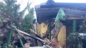 Появилось видео последствий ночной атаки БПЛА на Туапсинский округ