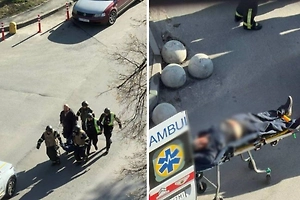 В Киеве мужчина открыл стрельбу по прохожим и взял в заложники несколько человек
