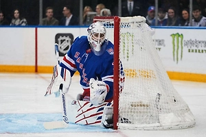 Российский вратарь навалял шведскому сопернику в матче НХЛ