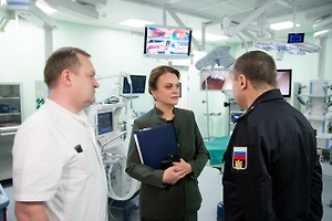 Цивилёва проверила ход модернизации военных госпиталей в Петербурге
