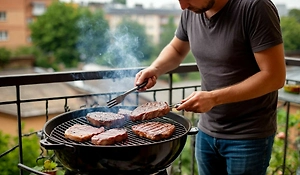 Россиян предупредили о штрафах до 50 тысяч рублей за жарку шашлыков на балконе