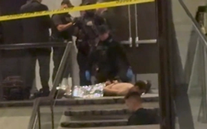 Появилось первое видео со стрелявшим на приёме с участием Трампа