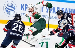«Ак Барс» забросил пять шайб и повёл в полуфинальной серии КХЛ с «Металлургом»