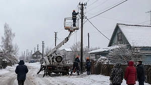 Непогода оставила людей без света: в Ленобласти восстанавливают электричество после шторма и метели