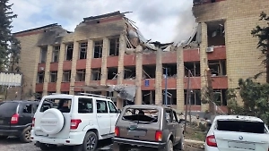 Здание территориальной избирательной комиссии в ЛНР разрушено ударом дрона