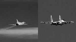 Опасные манёвры над Балтикой: Появилось видео «охоты» французского Rafale за российскими самолётами

