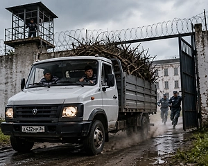 Двое заключённых угнали грузовик и сбежали из колонии в Воронежской области

