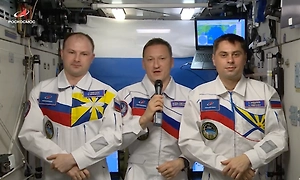 Космонавты записали видео с МКС к старту первой Недели космоса в России