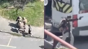 Стрельба у генконсульства Израиля в Стамбуле попала на видео