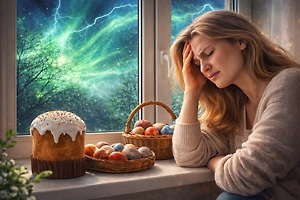 Магнитные бури 9–12 апреля: На Земле бушует шторм силой Kp 6. Отпустит ли метеозависимых до Пасхи?