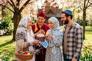 Праздник для всех: можно ли мусульманам, иудеям и буддистам есть пасхальные угощения