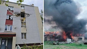 Белгородскую область атаковали дроны: Ранены четверо, часть села осталась без света