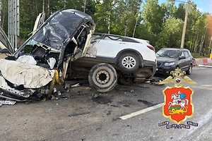 Один человек погиб в результате массового ДТП с 13 авто в Подмосковье