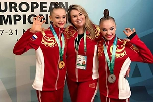 Заикина завоевала золото на чемпионате Европы по художественной гимнастике
