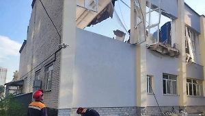 Здание спортзала в колледже Екатеринбурга, где рухнула крыша, было после ремонта