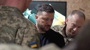 Зеленский приехал с Сырским в Запорожье и обвинил Россию в нарушении перемирия