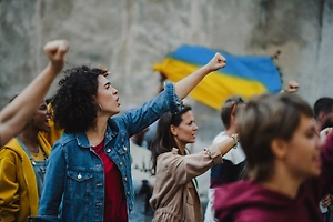 Полиция Берлина под крики «Ура!» разогнала украинцев-провокаторов у советского мемориала