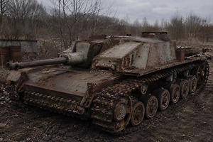 Немецкие археологи нашли скрытую в песке САУ StuG III 1940-х годов