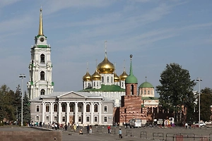 Патриарх Кирилл освятил Успенский собор Тульского кремля после реставрации