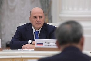 Мишустин участвовал в переговорах Путина с Лукашенко на Валдае