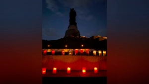 Акция «Свеча памяти» прошла в Трептов-парке в Берлине