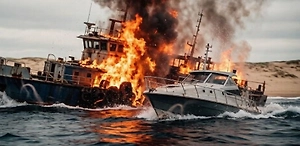 Провал операции ВСУ: Морское судно и катер ССО пошли на дно после российского удара
