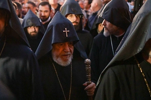 Гарегина II впервые не пригласили на открытие парламента Армении