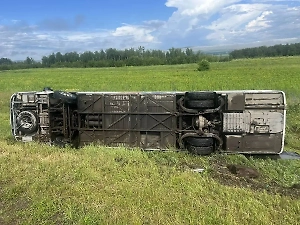 Автобус, попавший в ДТП в Красноярском крае, вёз юных спортсменов из лагеря
