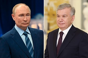 Путин поздравил Мирзиёева с днём рождения