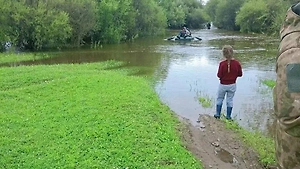 Дороги к двум сёлам в Джидинском районе Бурятии перекрыла поднявшаяся вода