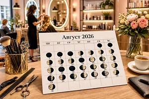 Лунный календарь красоты на август 2026: Какие даты могут испортить стрижку и окрашивание