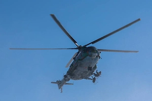 Украинский Ми-8 разбился в Полтавской области, столкнувшись с «Геранью»