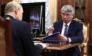 Путин провёл встречу с главой Бурятии Цыденовым