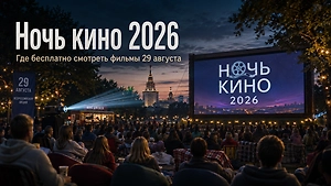 Ночь кино 2026: где бесплатно посмотреть фильмы 29 августа в Москве, Петербурге и регионах