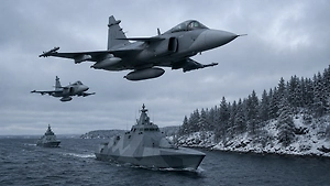 Швеция направит истребители Gripen и корабли к границе Финляндии с Россией